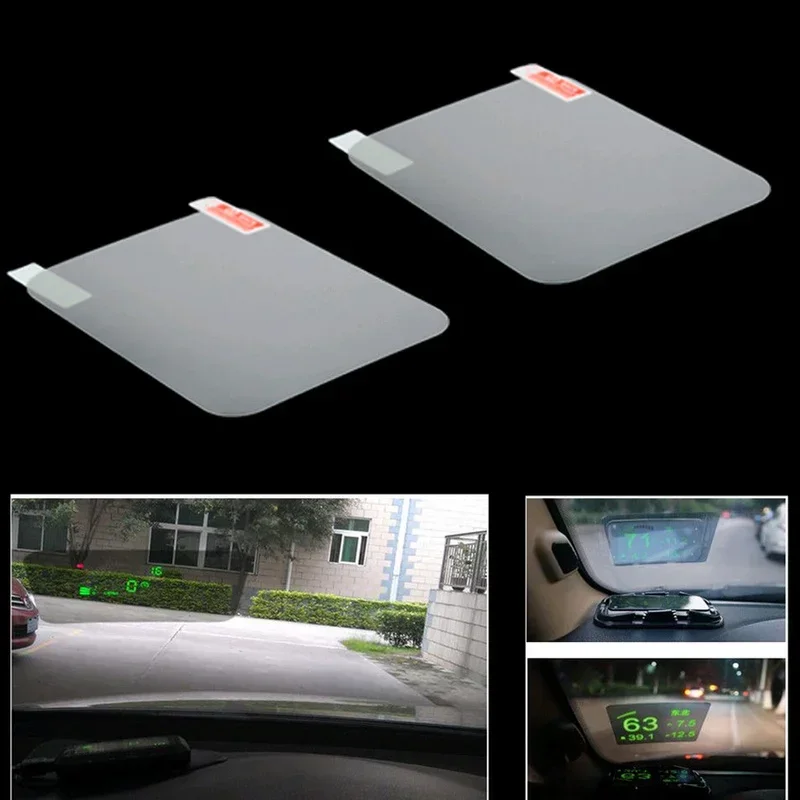 Película reflectante HUD para coche, pantalla frontal, protección de pantalla reflectante, consumo de pantalla de exceso de velocidad, pegatina, accesorios para automóvil