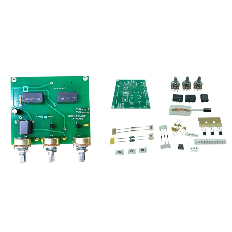 QRM Canceller Eliminator X-Phase 1.8-30Mhz HF Band PTT Control Eliminator Board Built-In PTT Control