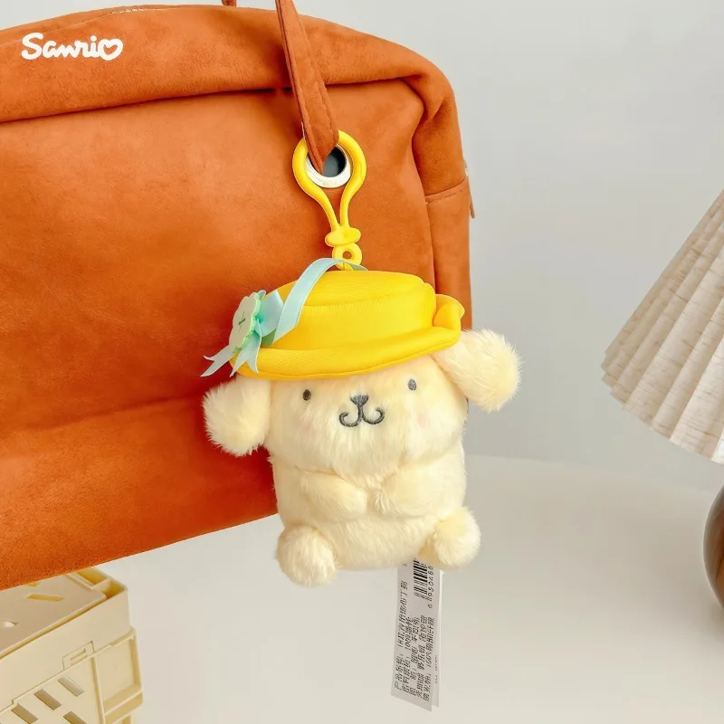 Sanrio Flower Series Pluche Pop Kawaii HelloKitty Kuromi Rugzak Hanger Cartoon Melodie Sleutelhanger Kinderfestival Cadeau