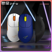 Zaopin Zpw Wireless Mouse Tri Mode Paw3395/3950 Sensor 30000 Dpi Optical Resolution 8k 47g Lightweight Gaming Mouse For Pc Gift