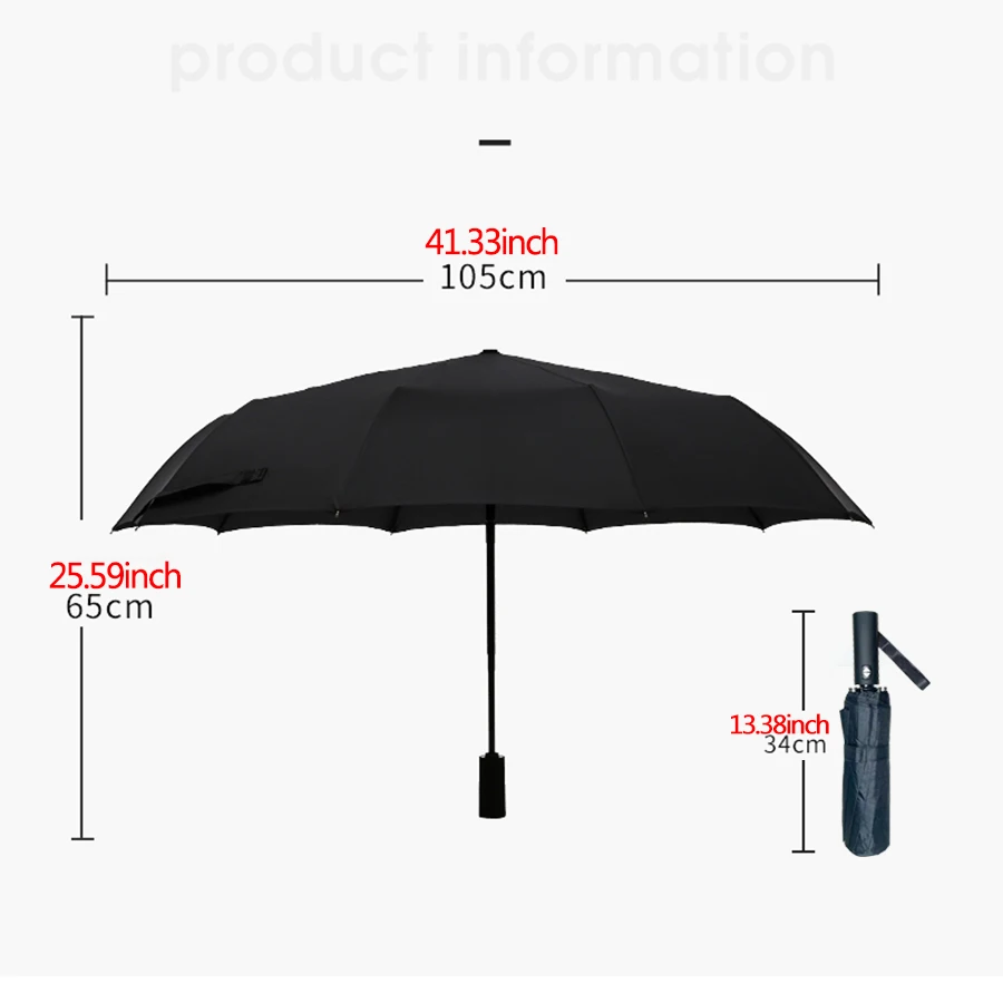 Xiaomi Youpin Automatic Umbrella Waterproof Windproof Parasol Bussiness Male Folding Rain Windproof 10 And 8 Ribs Umbrellas