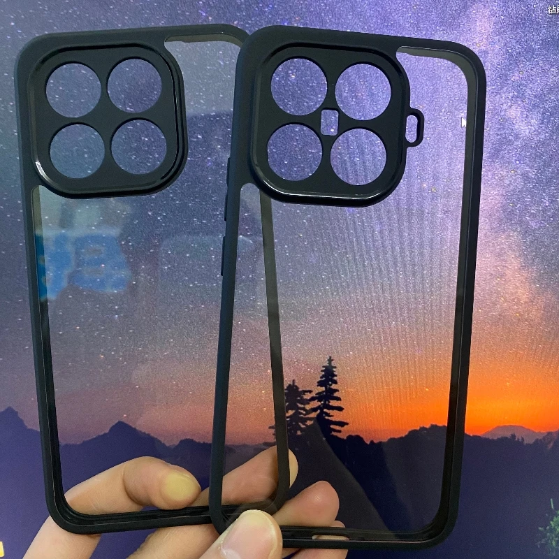 ل 2025 Xiaomi 17 Pro Max 15 14 T Pro Ultra حافظة غير لامعة شفافة صلبة الغطاء الخلفي حافة ناعمة واقية للصدمات الوفير قذيفة