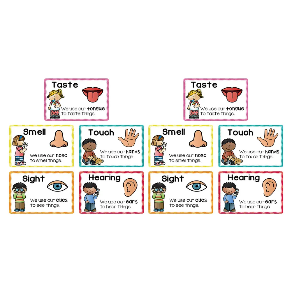 

2 Sets Five Card Cards 's Early Education Poster Cartoon Learning for Infants Flash Paper