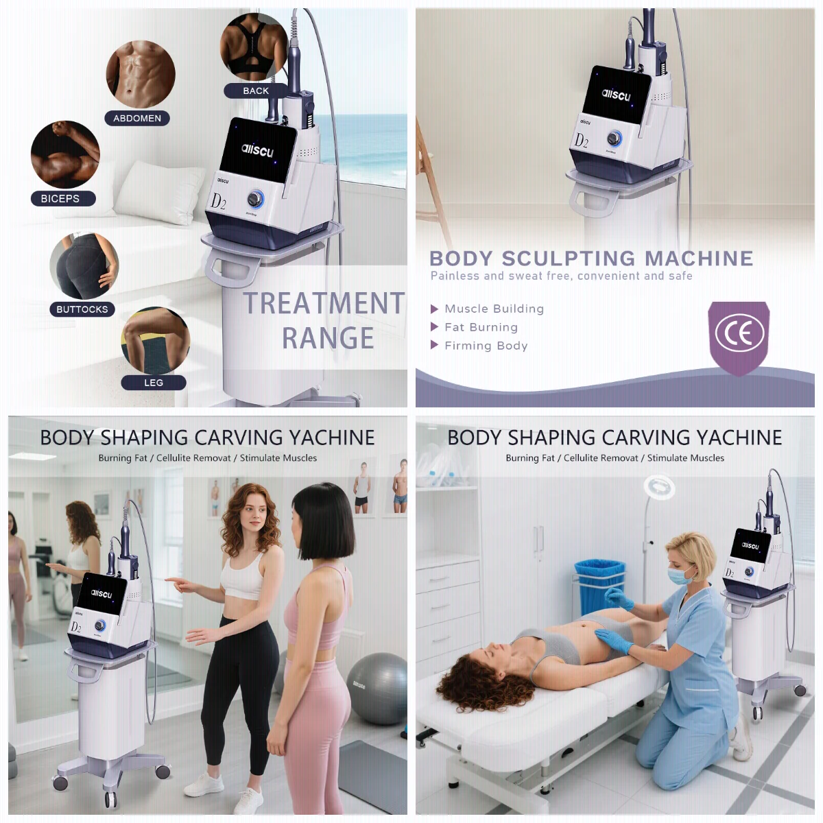 2 IN 1 Inner Ball Roller Machine,micro System,Body Slimming, Skin Tightening,Cellulite Reduction,Body Contouring Salon Device