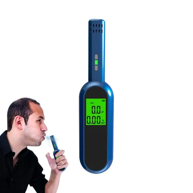 Alcohol Breathalyzer Car High-Accuracy Breath Tester Rechargeable Fast Charging Alcohol Tester With Digital LCD Display For