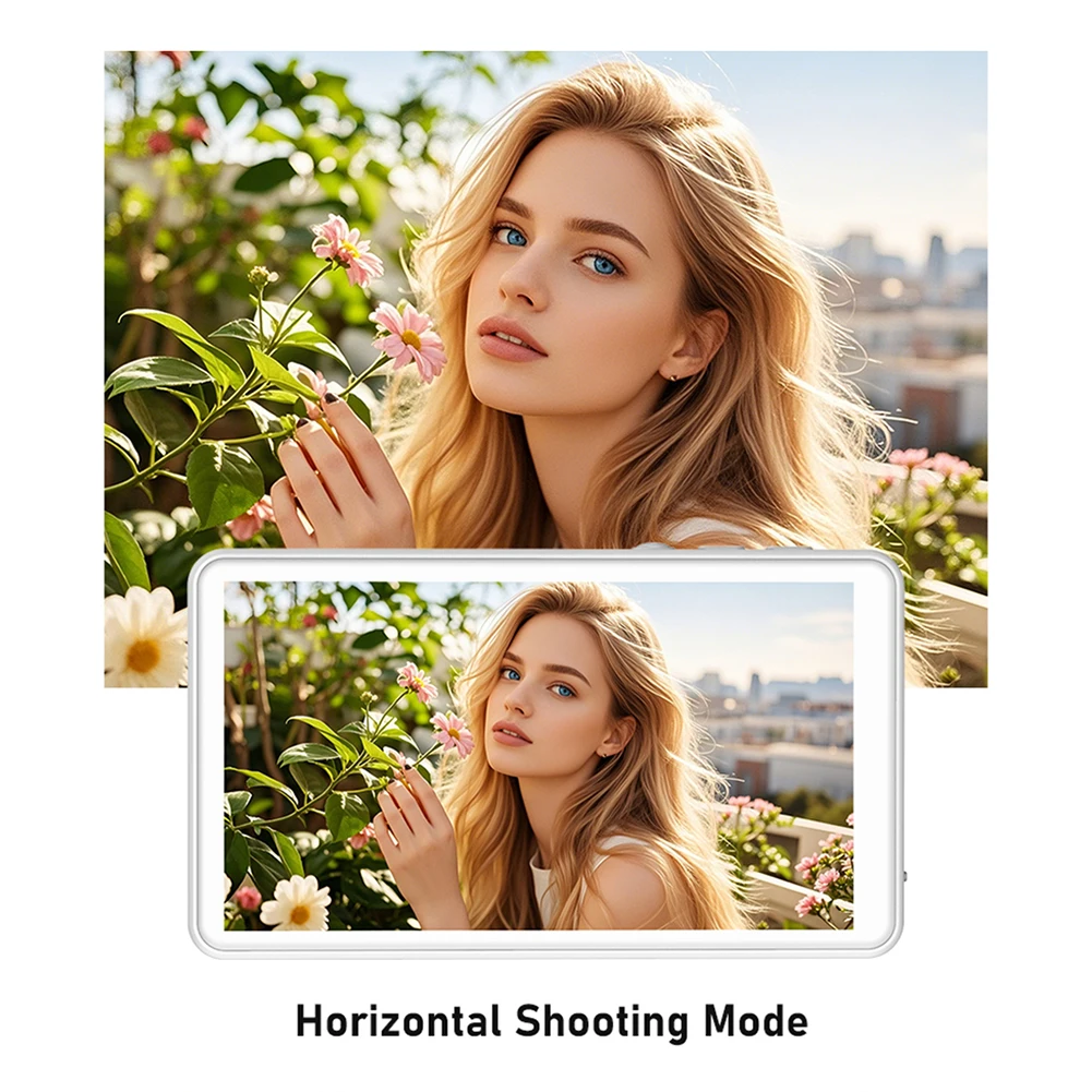 

Magnetic Phone Vlog Selfie Monitor Screen Back Camera Monitor Wireless Selfie Monitor Screen for Selfie Vlog Live Stream