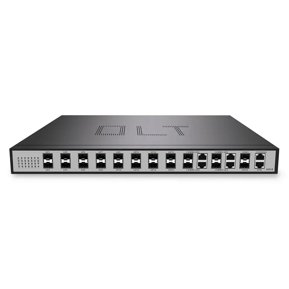 1U 19 inch G016 16 Pon Ports Gpon/EPON olt with C++++/PX20+++ Optical Line Terminal