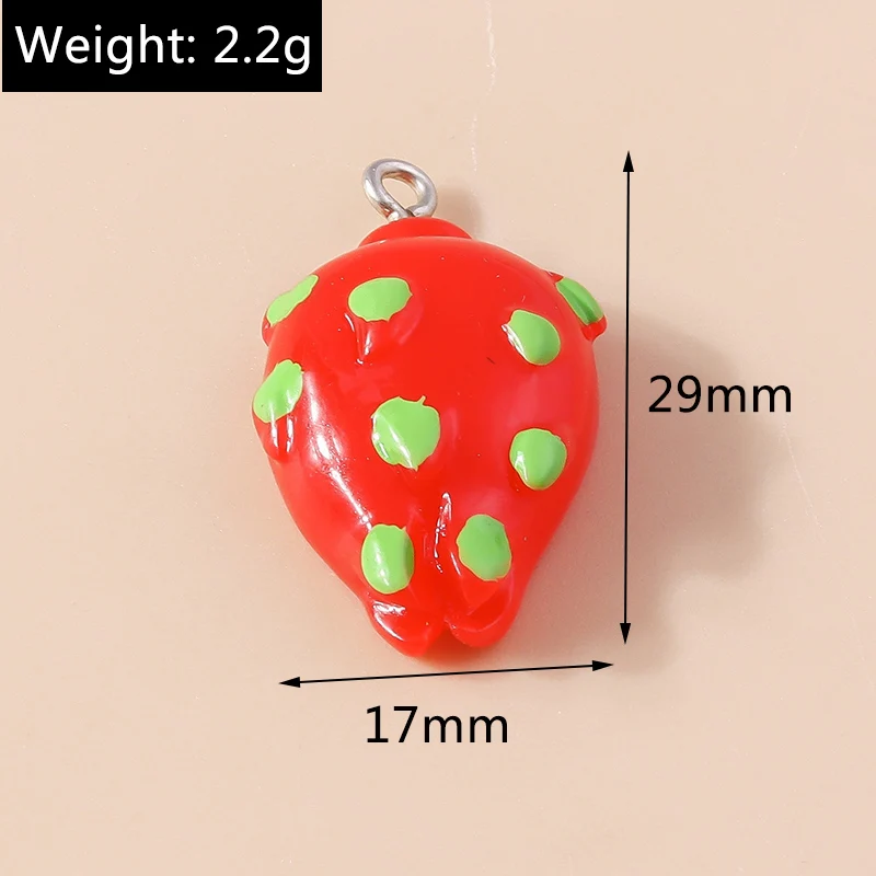 Leslie Gemischte 20-teilige Harz-Anhänger in Pink, Rot und Blau für Ohrringe, Halsketten, Blumen- und Herzanhänger, DIY-Schmuckzubehör im Großhandel – Detail 7