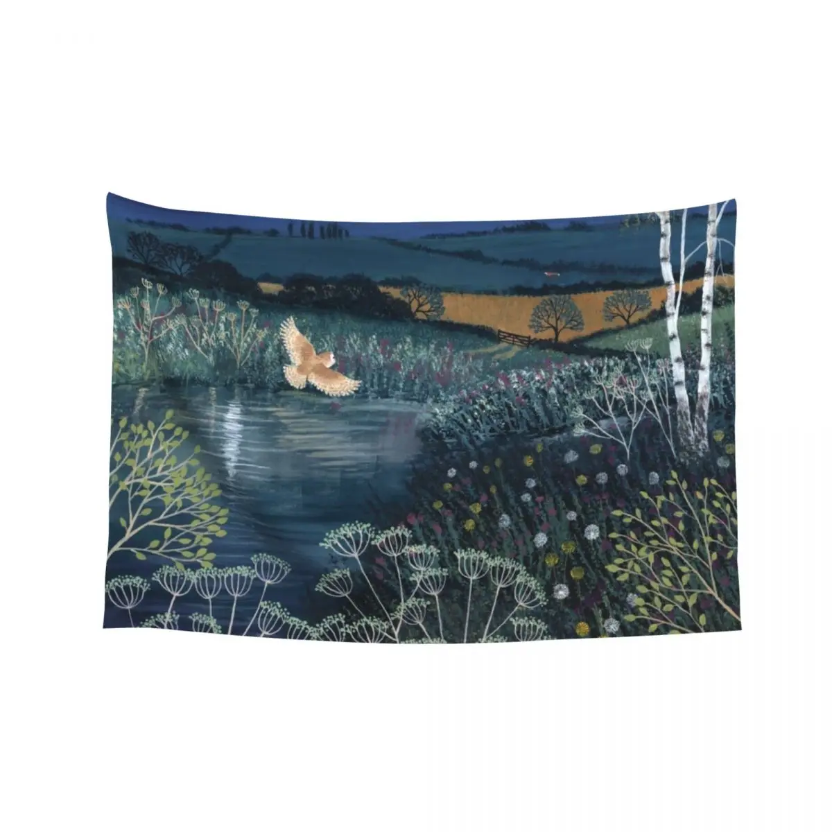 

Over Moonlit Pool Tapestry House Decor On The Wall Art Mural Decorative Wall Murals Tapestry