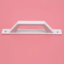 Aluminium Alloy Black Door Handles Balcony Bedroom Kitchen Door Pulls Silver White Furniture Handle Door Hardware 1pc