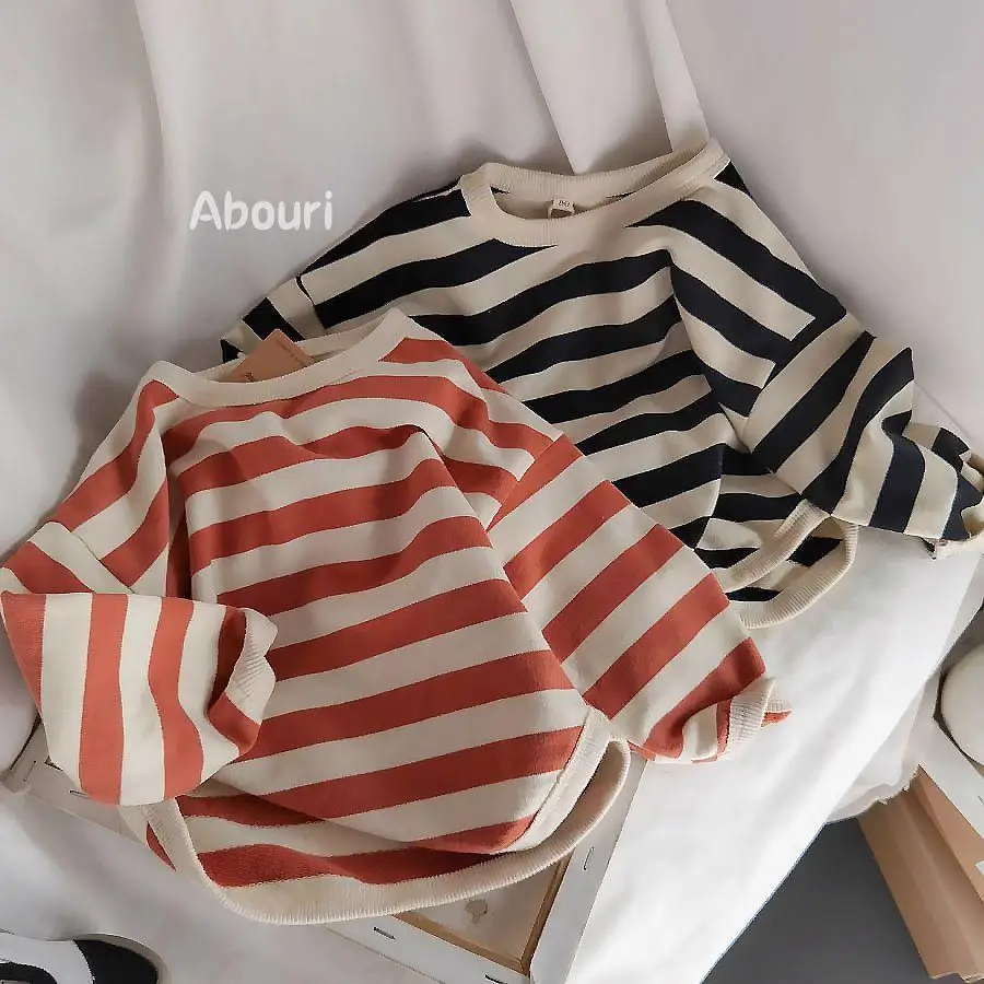 Chándales de algodón a rayas para niños pequeños, conjuntos de ropa para bebés y niñas, trajes para recién nacidos, otoño y primavera