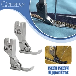 P36N P36LN Zipper Foot For Industrial 1-needle Lockstitch Sewing Machine BROTHER All Steel Sewing Accessories Presser Feet Tools