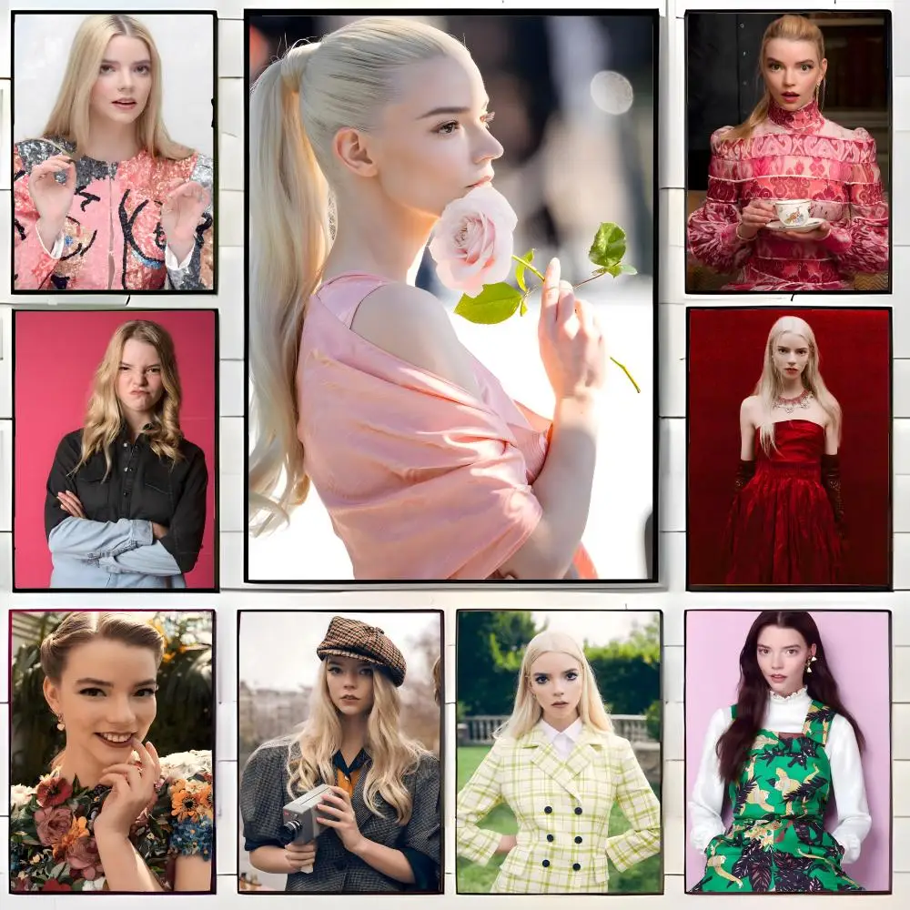 Striking Actress Anya Taylor-Joy Poster Wall Art Print Decorative Mural Home Decor Gift Unframed