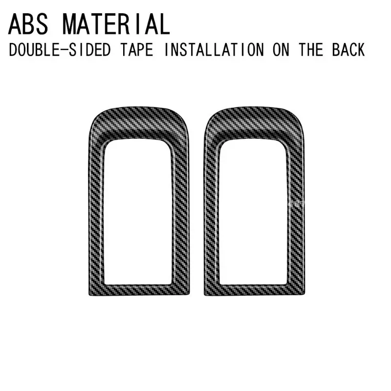 Car Rear Armrest Box Behind Water Cup Holder Frame Cover Trim for Toyota Alphard Vellfire 30 Interior Accessories