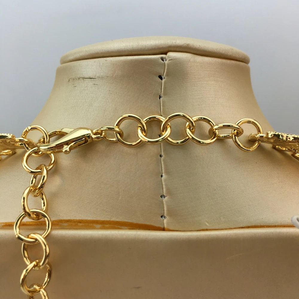 Newest  Italian Jewelry Sets Bridal Necklace  Wedding Engagement and Gift FHK18829