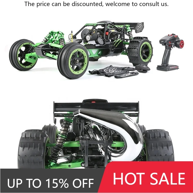 

Rovan Rofun Baja BAHA 360AS 1/5 Scale Petrol Fuel Two Stroke RTR 2.4G Nylon 36CC RC Nitro Gas Desert Buggy Hobby Truck For Adult