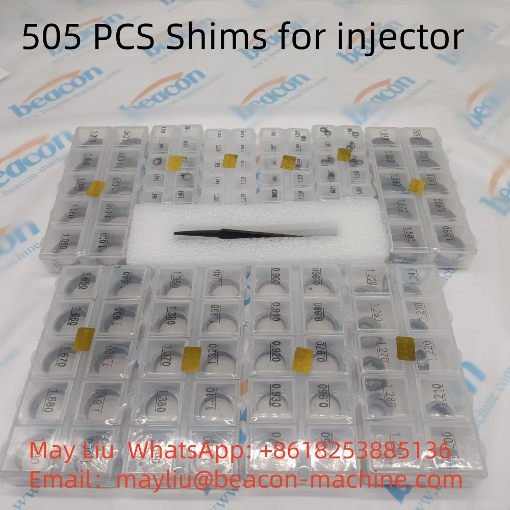 

505 шт. электронный измерительный прибор, инжектор, высокоточные регулировочные прокладки, регулируемые прокладки