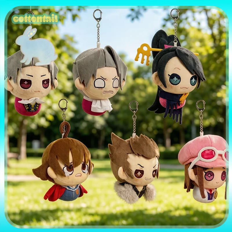 

Original Ace Attorney Series Plush Pendant Blind Box Cotton Plush Miles Edgeworth Wendy Oldbag Peripheral Collect Toys Gifts