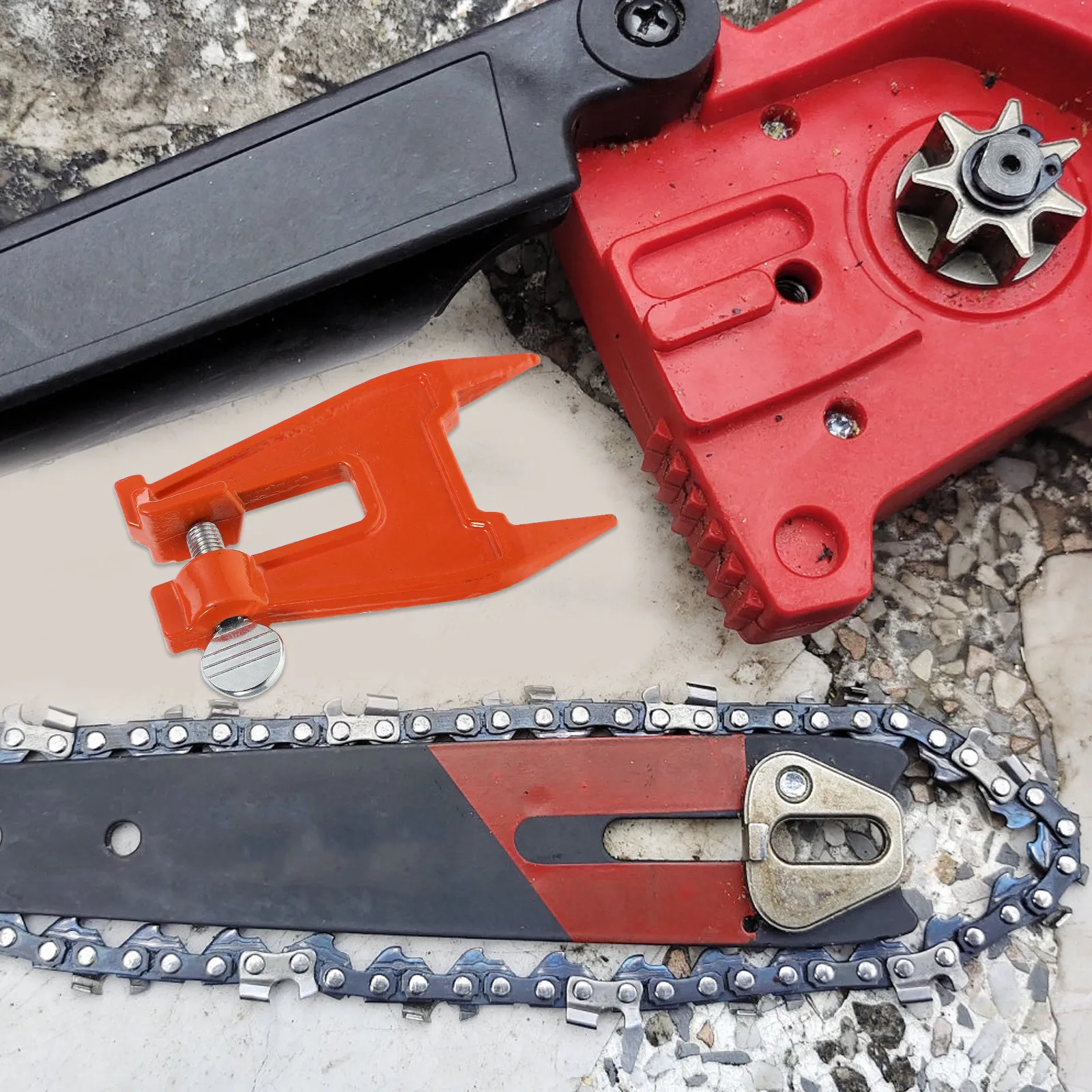 Chainsaw Chain Holder Bracket Stable Support for Bench Top Grinder Cutting Machine Adjustable Angle Grinder Holder Universal