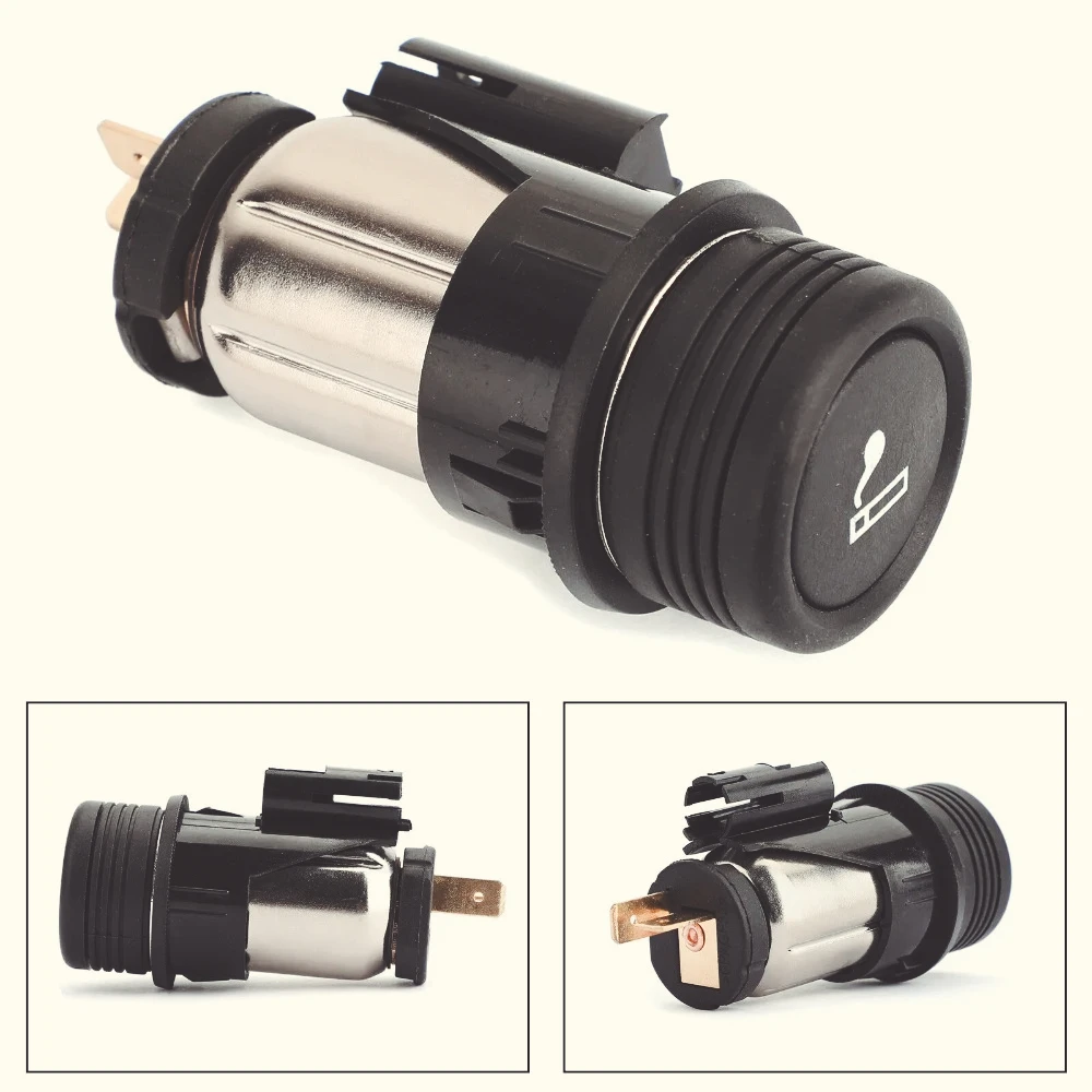 Enchufe y enchufe para encendor  cigarrillos, montaje negro para FORD, OEM # 98AG15K047AD, nuevo