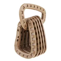 Tactical Carabiner Carabina Karabiner Clip Plastic Cadet Hiking Camping