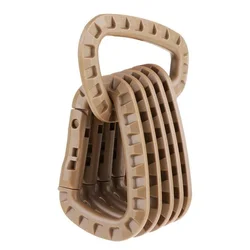 Tactical Carabiner Carabina Karabiner Clip Plastic Cadet Hiking Camping