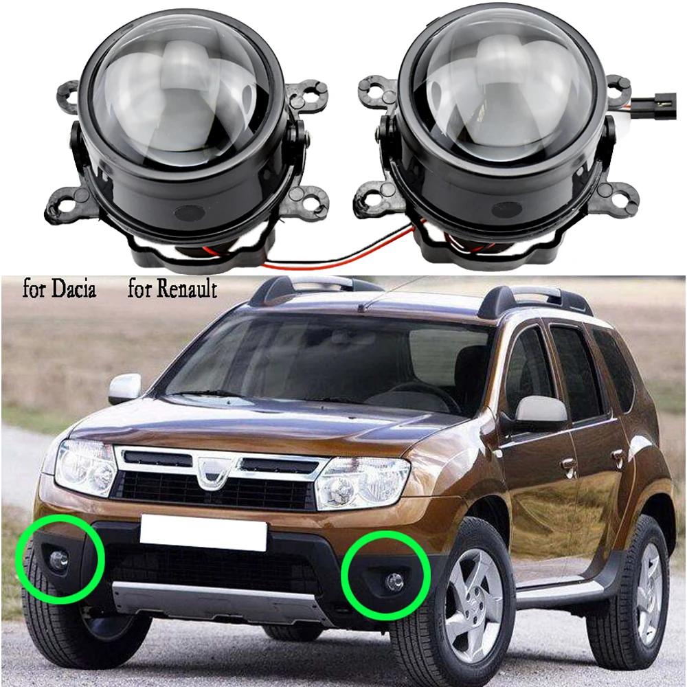 

Fog Lights LED Headlight For Renault Megane 2/3 Duster Clio Fluence Thalia Koleos Kangoo 2003-2015 Fog Lamp Fog Light Foglights