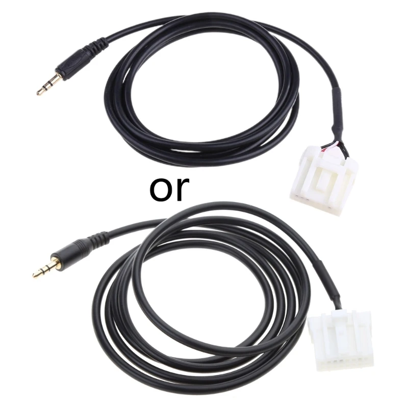 Car Headphone Splitter Lossless Sound 3.5mm Aux Cord Cable Connector Split Suitable for Mazda 2 3 5 6 Player