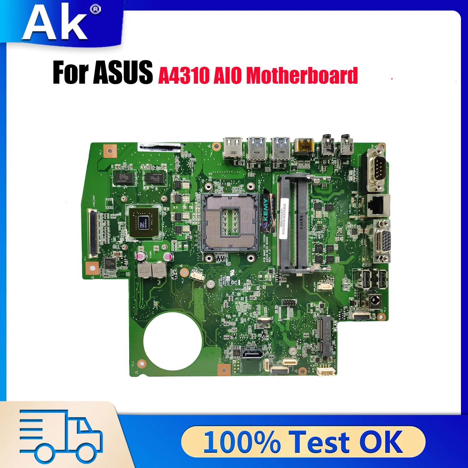 

A4310 Motherboard For ASUS AIO A4310 PRO Mainboard This item is in stock 100% tests OK fast shipping High quality