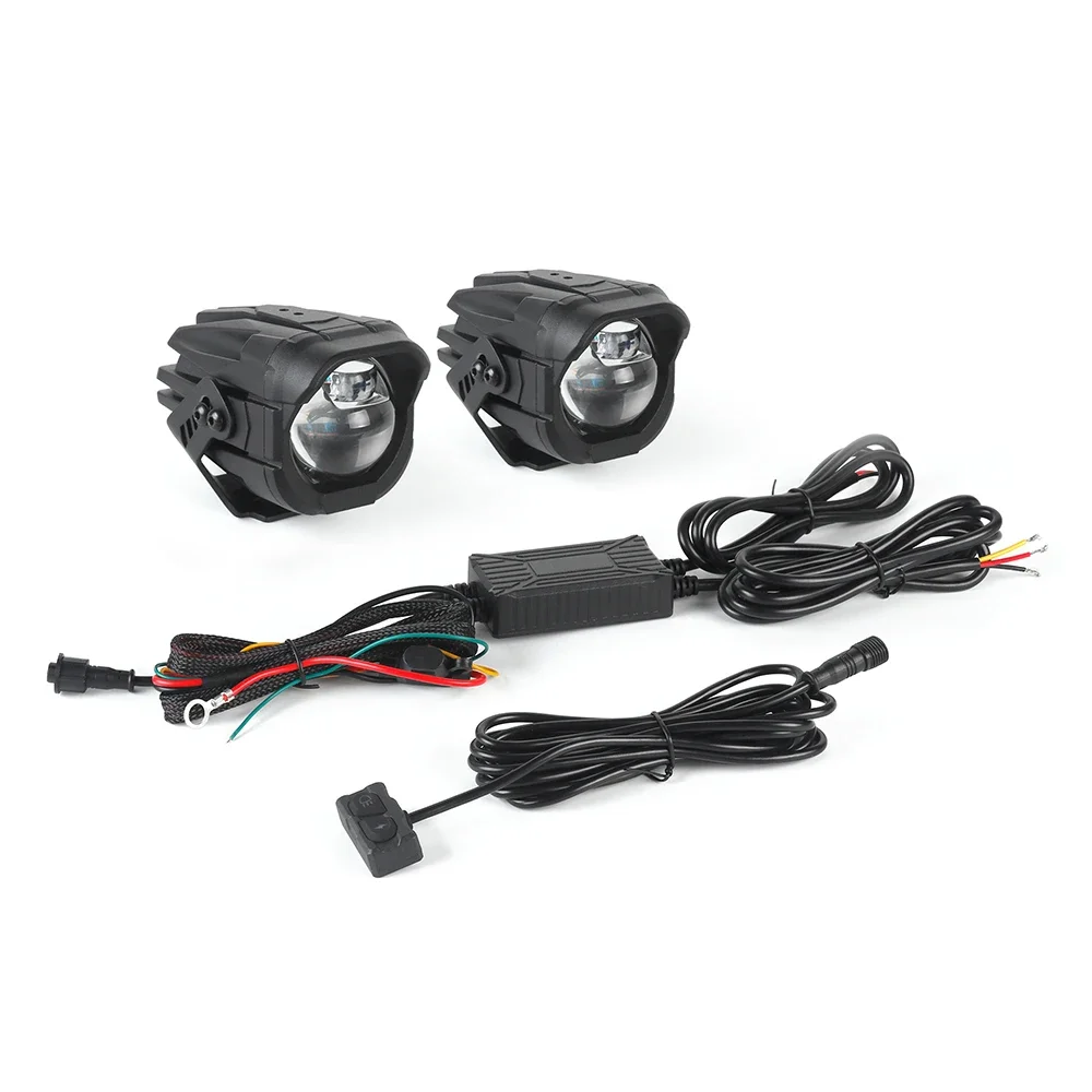 One Pair Lantsun OMU025 Aluminum Alloy High Brightness Spot Light for All Car