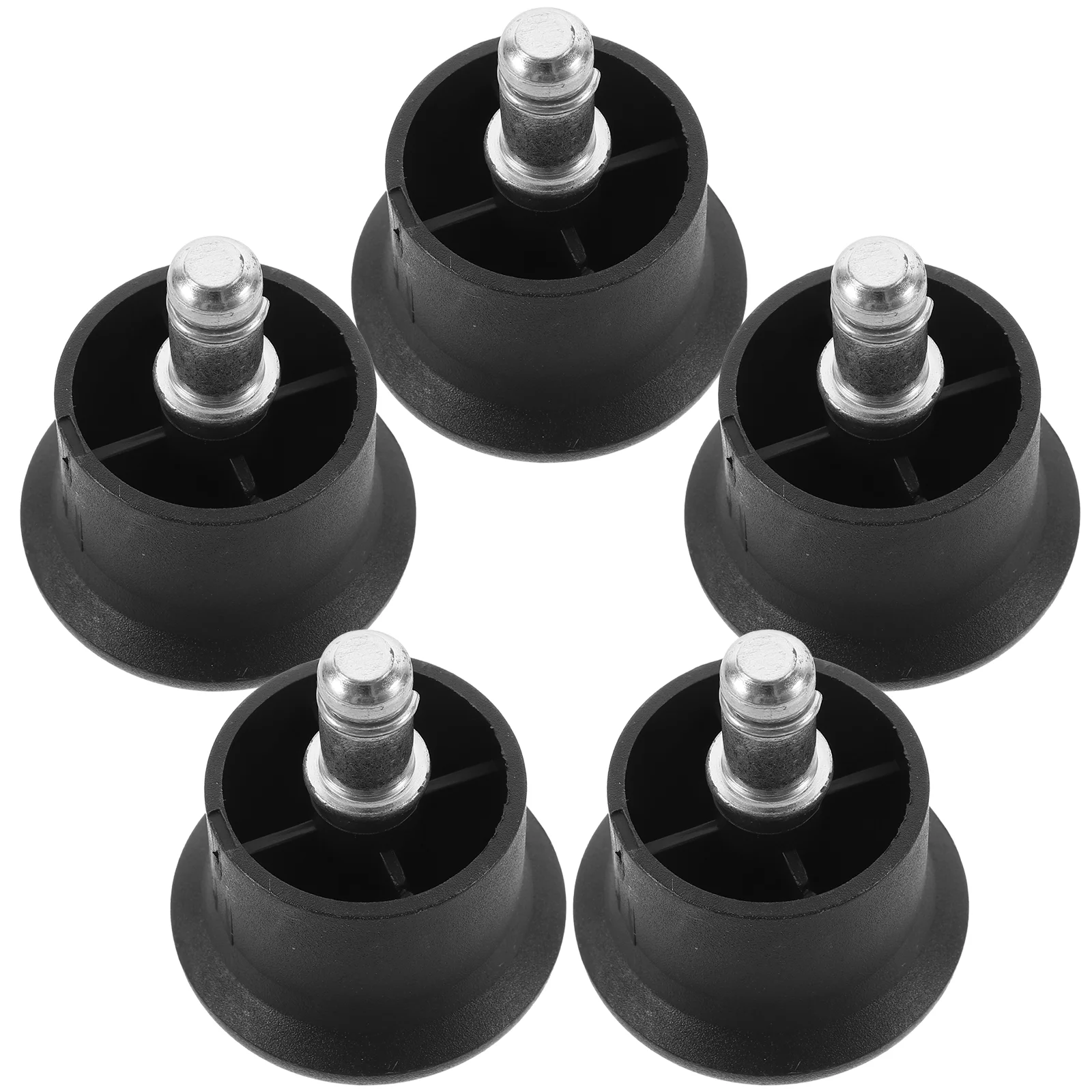 

5 Pcs Floor Round Office Swivel Casters Chair Replacement Wheels Chairs Glide Castors