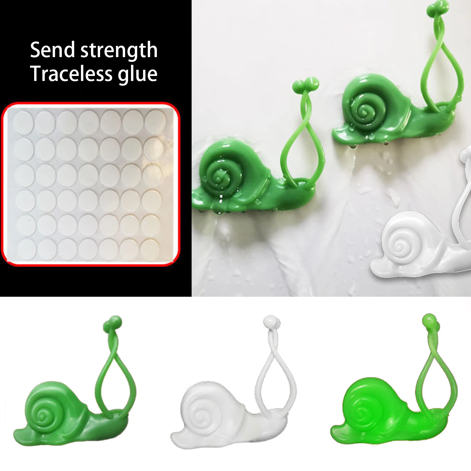 10Pcs Invisible Snails Plant Climbing Wall Fixture Clips Bracket Vine Fixed Buckles Leaf Clip Self-Adhesive Fixture Hook Garden