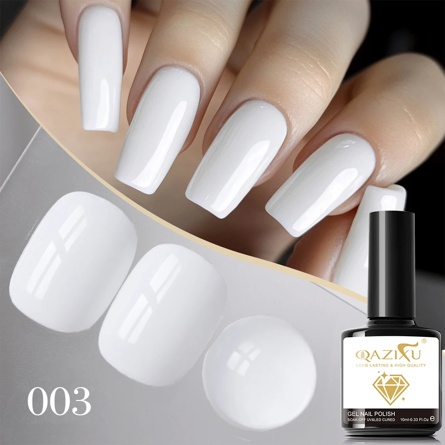 1-2 Stuks Wit En Melkwit Gel Nagellak UV LED Losweken Gel Nagellak Voor Nail Art DIY Salon Thuis Vakantie Cadeau Voor Vrouwen