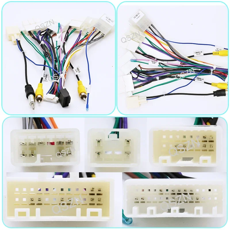 Canbus Box FT-RZ-01 FT-RZ-02  For Toyota corolla/Camry/CHR /RAV4/ LAND CRUISER With Wiring Harness Power Cable Android Car radio