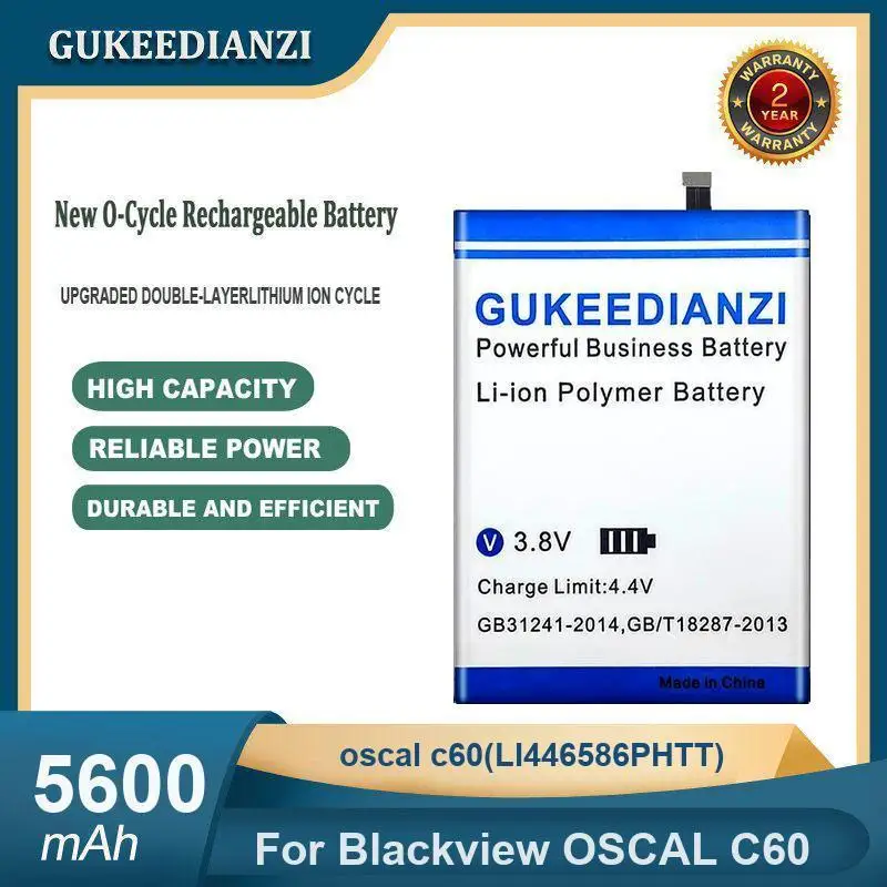 بطارية لـ Blackview Oscal Tiger 12 Li426595ADTHP VGOTEL Note 24 C20 Pro C20Pro C80 C60 S60 LiV455882ARTGH قدرة عالية