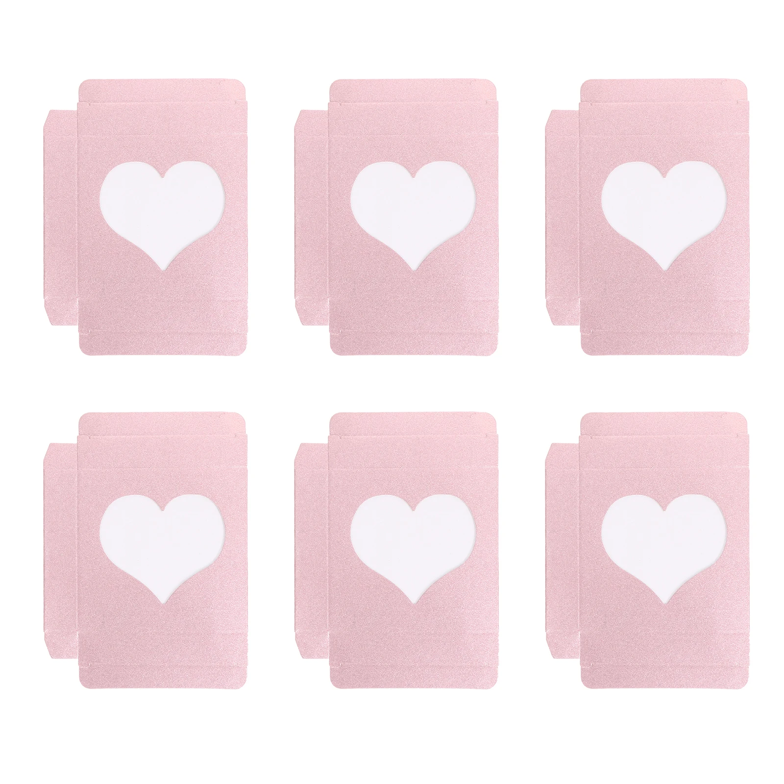 

50pcs False Eyelash Case Portable Compact Travel Glitter Lash Box Empty ganizer Tray HOLDER Sealed Storage Solution
