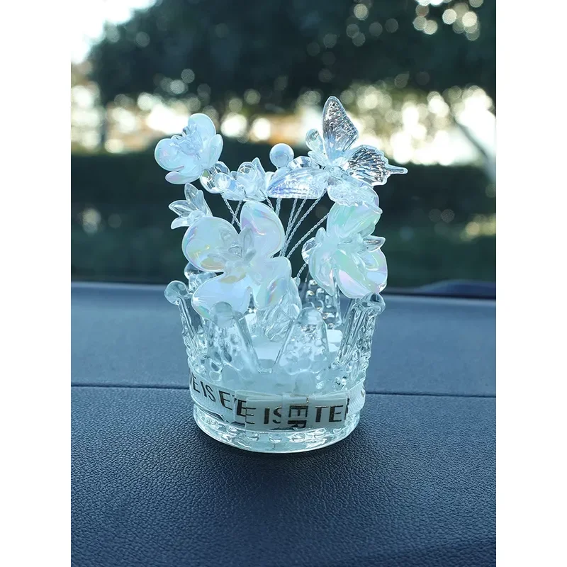 2025 New Gypsy Star Car Ornament Center Console Jewelry Pearl Flower Aromatherapy Muse Car Decoration