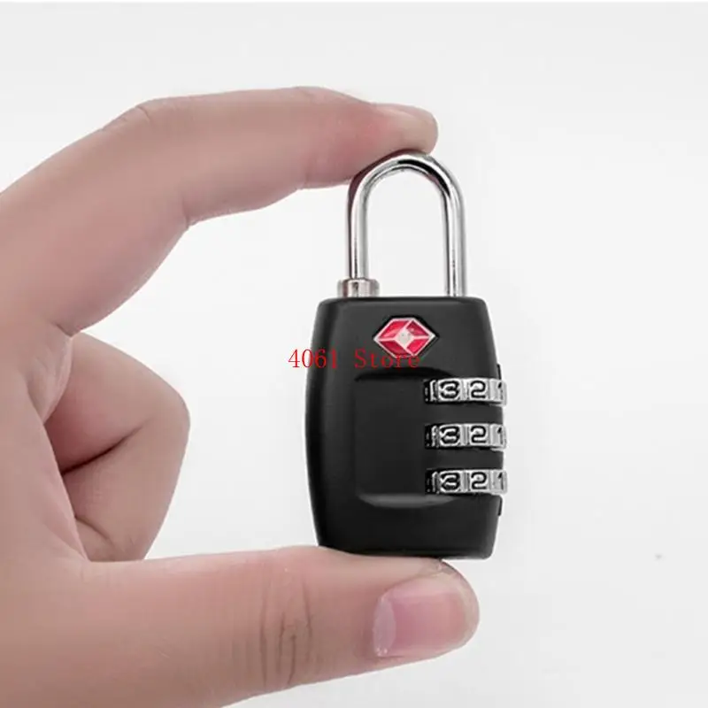 Travel Locks TSA Approved Luggage Combination Locks Durable 3-Digit Security Padlock Travel Accessories for Lockers Bags