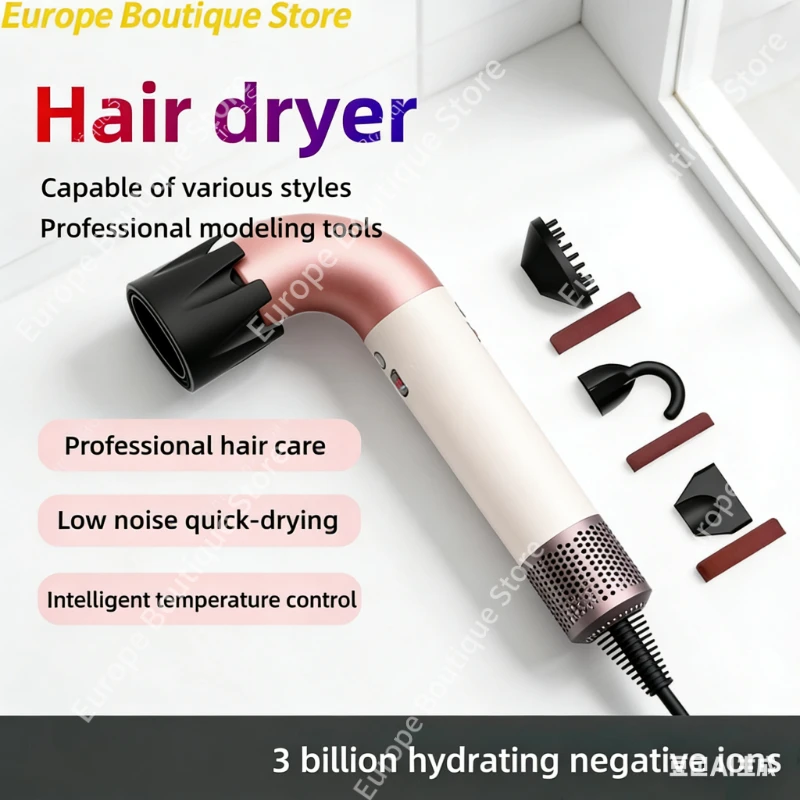 

Professional hair dryer, negative ion hair dryer, portable styling tool for home hair salons, fast-drying electric hair dryer