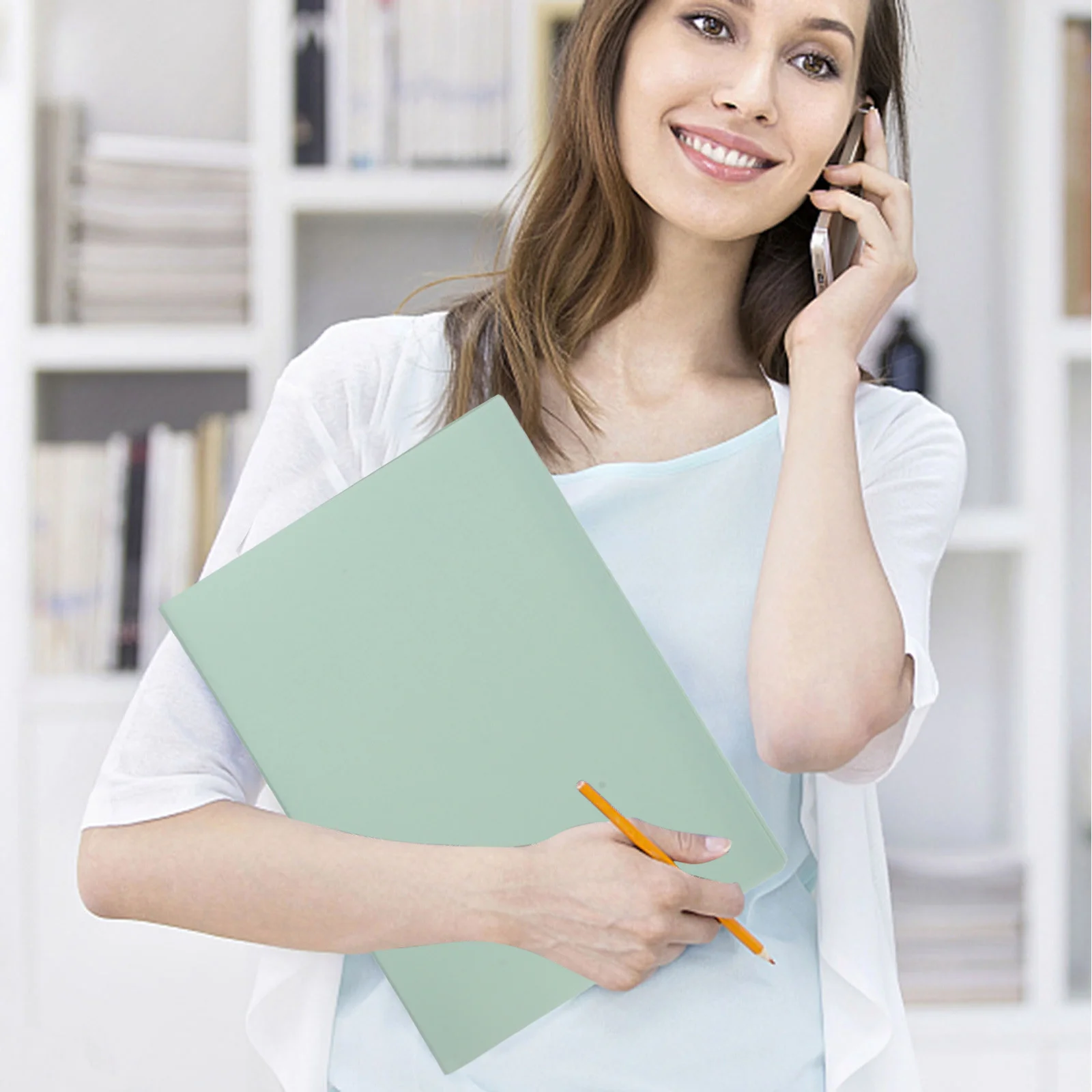 

5pcs File Folder Organizer Portable Document Storage For Artwork Painting Files Multipurpose Plastic Folder Binder Lightweight