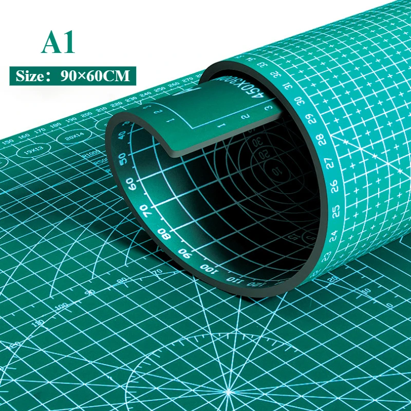 A1 PVC Self-Healing Paper Cutting Mat Heatproof Double-Sided for Quilting Scrapbooking Precision Grid Sewing Craft Tools