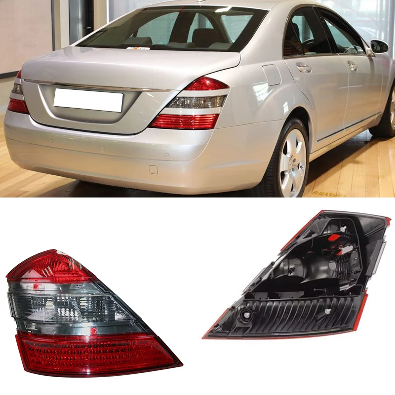 

Без лампочки для Mercedes Benz W221 S-Class S300 S350 S400 2006-2009 Автомобильный задний фонарь Предупреждающий фонарь Стоп-сигнал Поворотный фонарь Рулевое управление