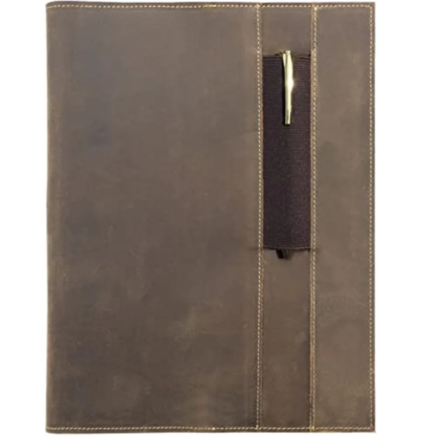 

Кожаная обложка для блокнота Moleskine Cahier XL 19x25 см, многоразовая, ручной работы, в деревенском стиле, для мужчин и женщин, для путешествий