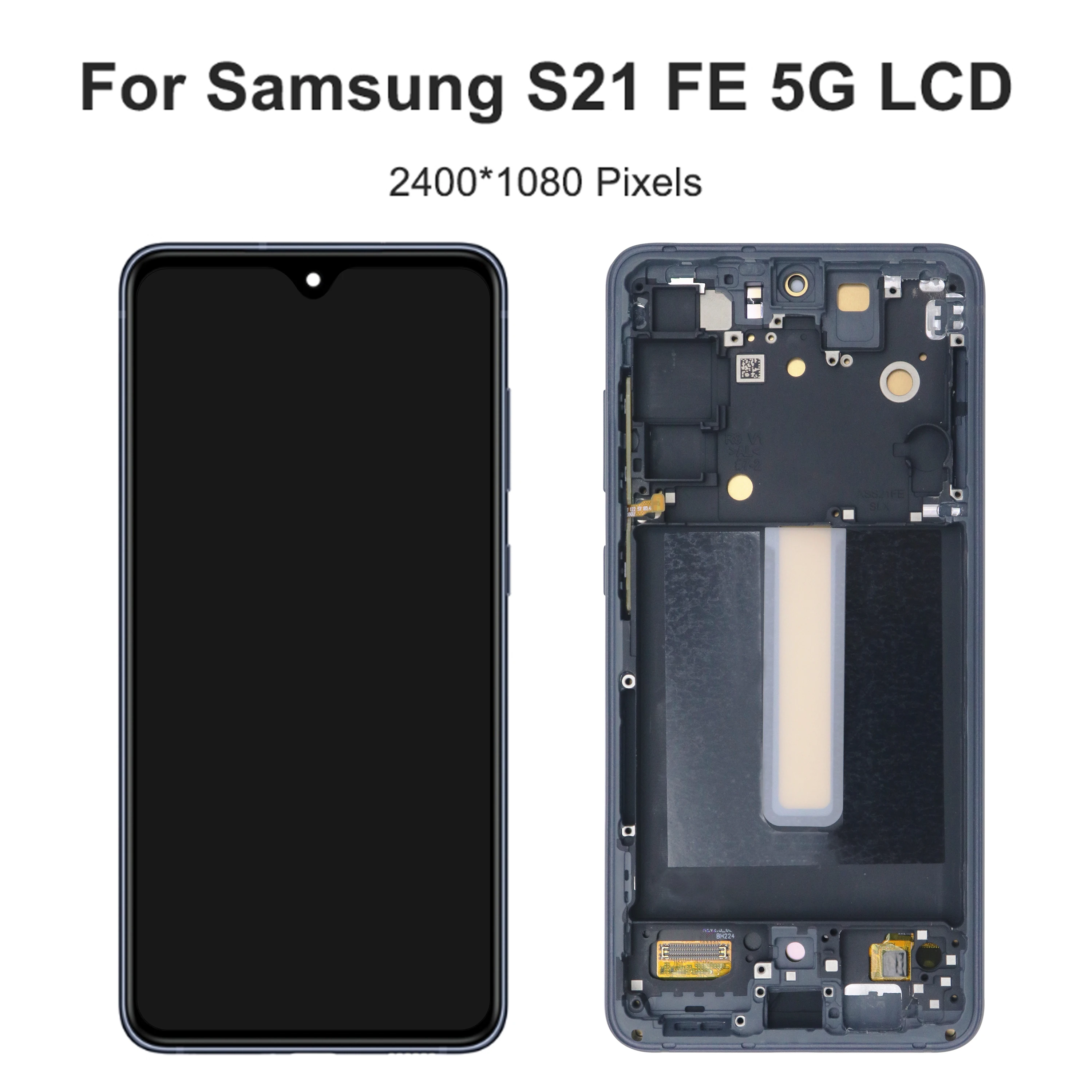 S21 FE 5G per Samsung 6.4 \'\'\'AMOLED S21FE 5G G990B G990U G990W Display LCD Touch Screen Digitizer Assembly sostituzione