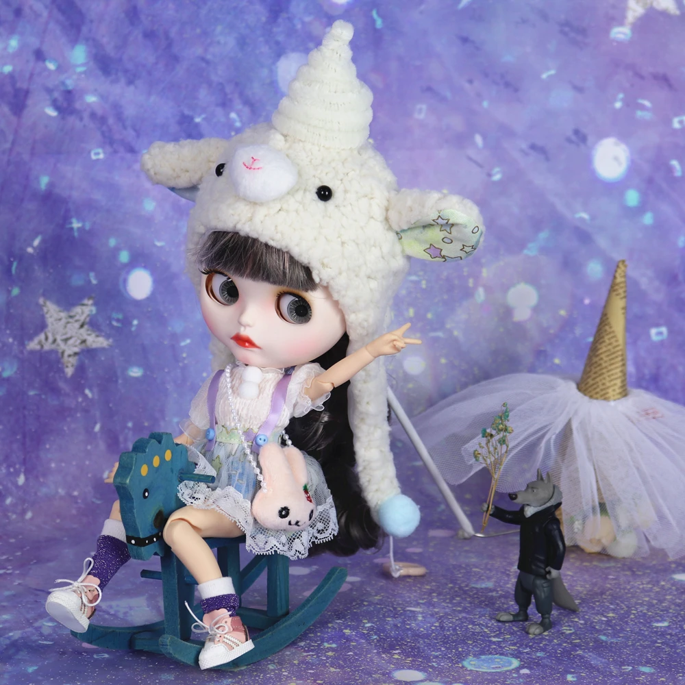 ICY DBS Blyth Doll Cute Combination Including Clothes Shoes Hand Set AB Cosplay Dressing 1/6 BJD Anime Girl OB24