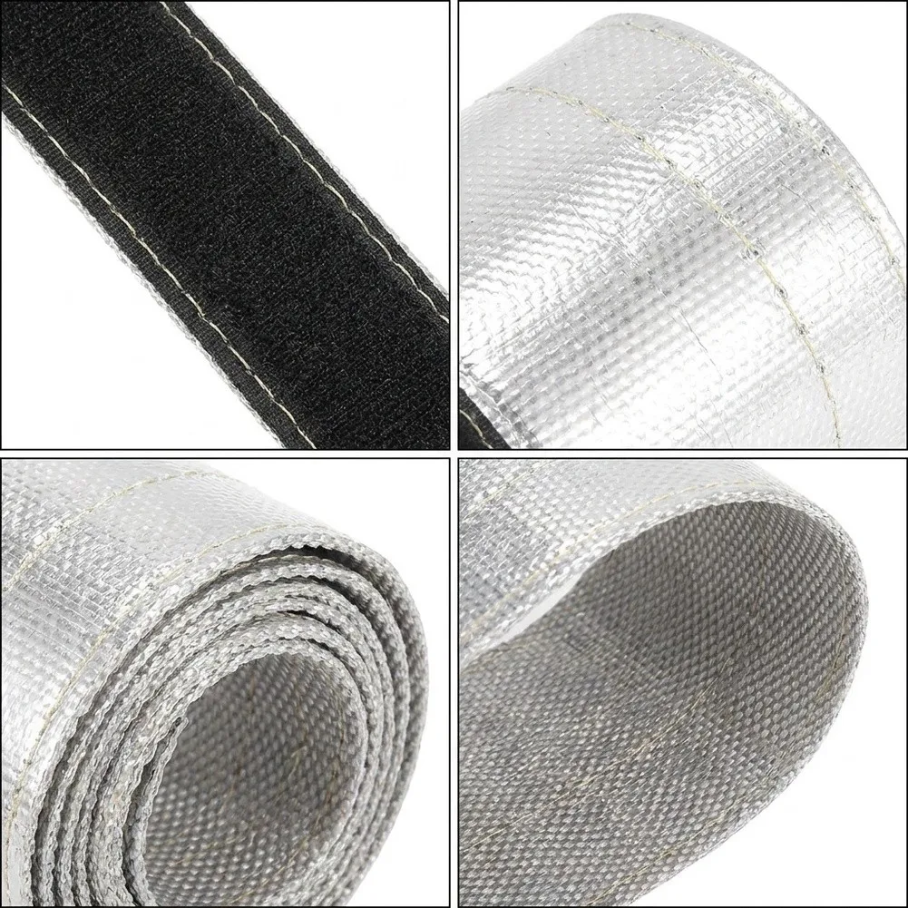2M Fiberglass Heat Shield Sleeve Insulated Wire Hose Cover Tube Wrap Wire Covers High Temperature Cable Protection