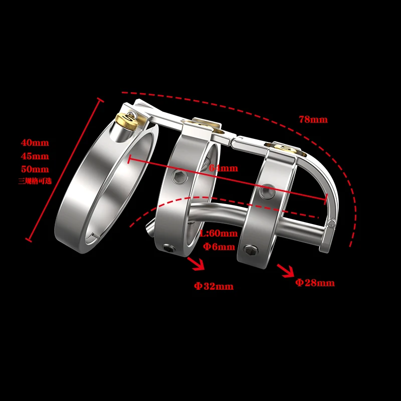 CHASTE BIRD 2022 316 Stainless Steel Metal The Sadism 2 Lock Male Chastity Device Cock Cage Penis Ring Belt Adult Sex Toys