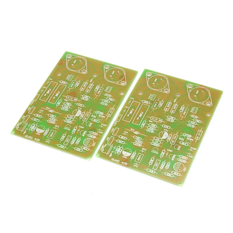 One Pair Gold Sealed QUAD405 CLONE Amplifier Board PCB MJ15024 (2 Channel)