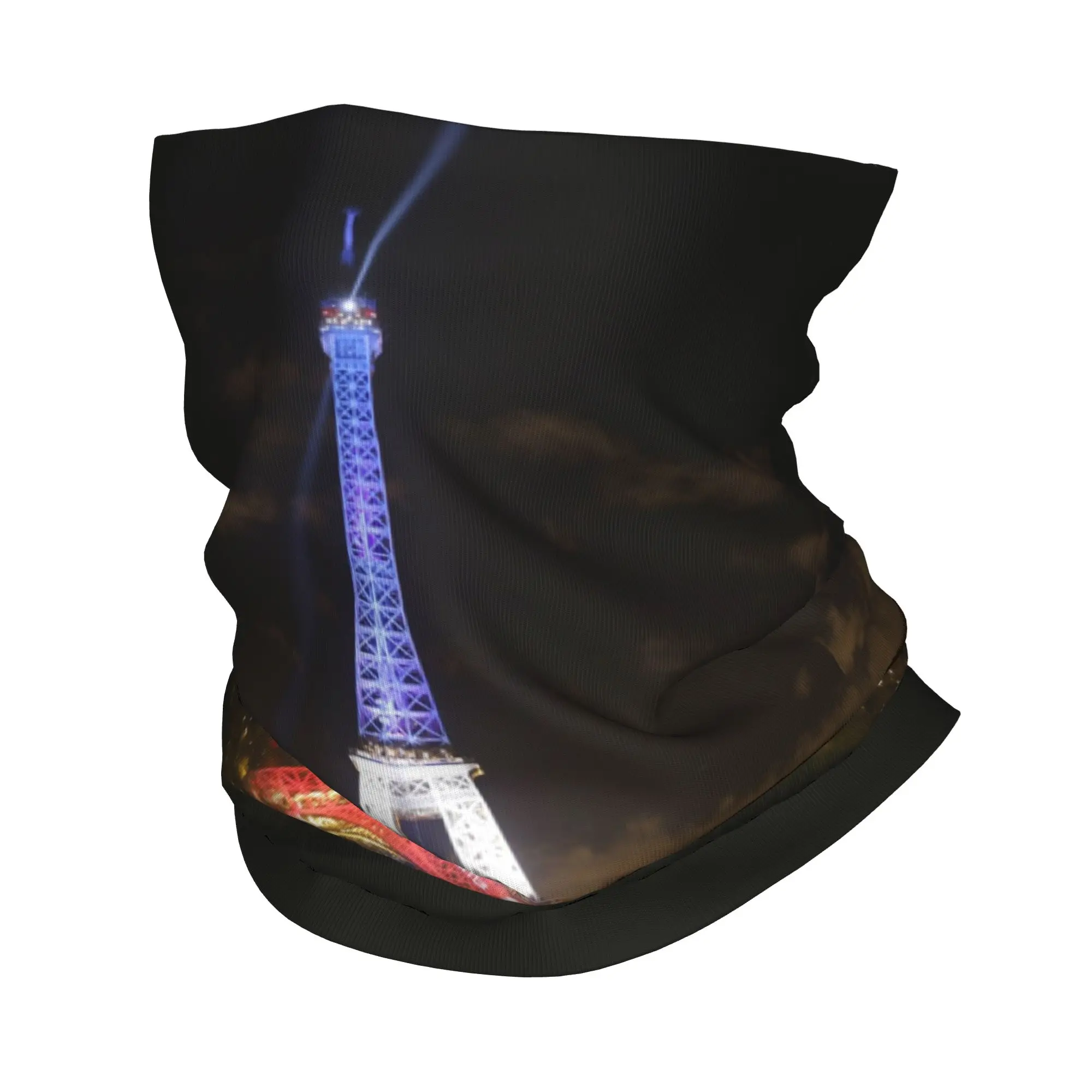 

Custom Colors France Eiffel Tower Bandana Winter Neck Warmer Men Windproof Wrap Face Scarf for Hiking Romantic Paris Headband