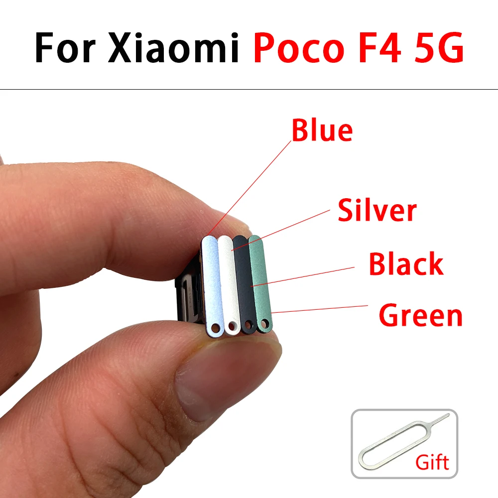 

50Pcs，Dual Card Micro Nano SIM Card Holder Tray Chip Slot Drawer Holder Adapter Socket For Xiaomi Poco F4 5G X4 GT F5 Pro F6